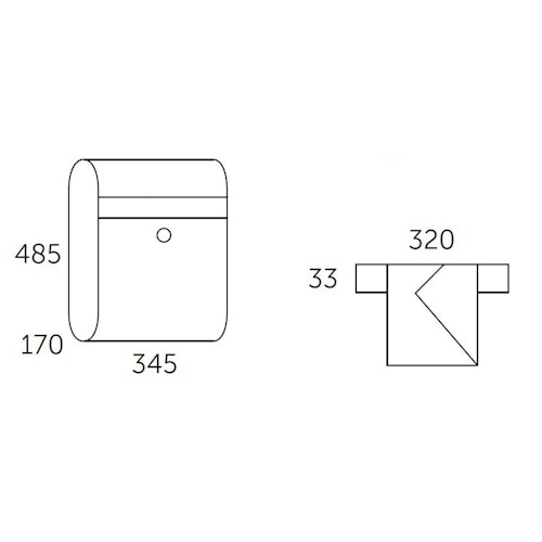 ALLUX 6000 Design Briefkasten