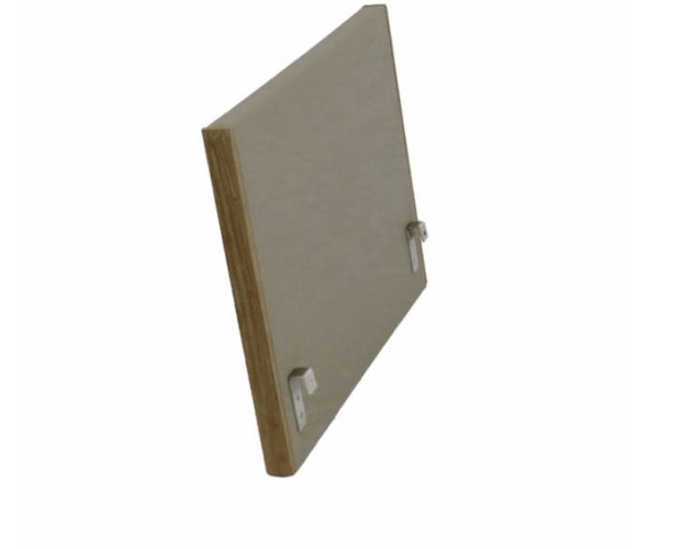 Apple Bee Armlehne Modul MODULE X, Teak Coastal / Kunststoffgewebe Sling Taupe - Abverkauf