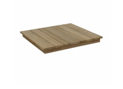 Apple Bee Tischplatte MODULE X 74x74 cm, Teak Coastal