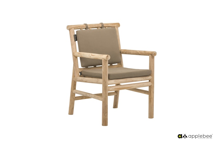 Apple Bee Kissen-Set für Stuhl ROOTY Dining, Olefin (100 % Polypropylen) Taupe - Abverkauf