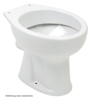 Sanitop Stand-WC, Flachspüler waagerecht, weiß