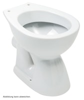Sanitop Stand-WC, Tiefspüler waagerecht, weiß