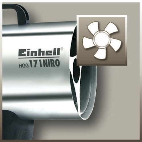 Einhell Heißluftgenerator Edelstahl HGG 171 Niro