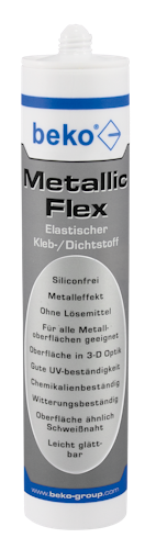 beko Metallic-Flex, elastischer Kleb-/ Dichtstoff 305 g