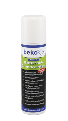 beko TecLine Edelstahl-Grundreiniger, 150 ml