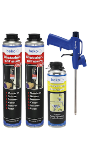 beko NBS Pistolenschaum-Set "BLUE"