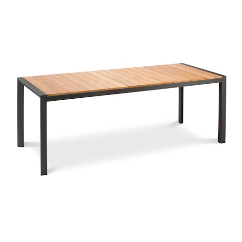 BEST Gartentisch PAROS, Aluminium / Teak