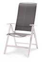 Vorschaubild BEST Klappsessel PALERMO, Aluminium Silber / Ergotex Anthrazit