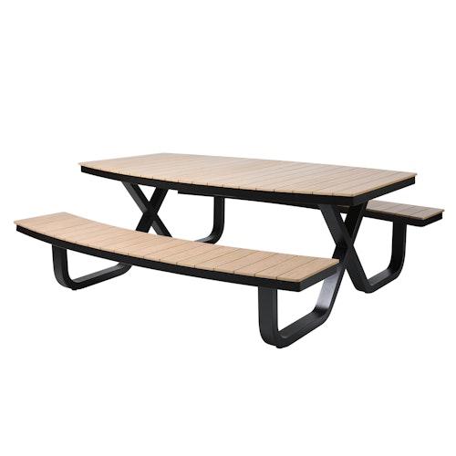 BEST Picknicktisch BUDDY, Aluminium / Polywood