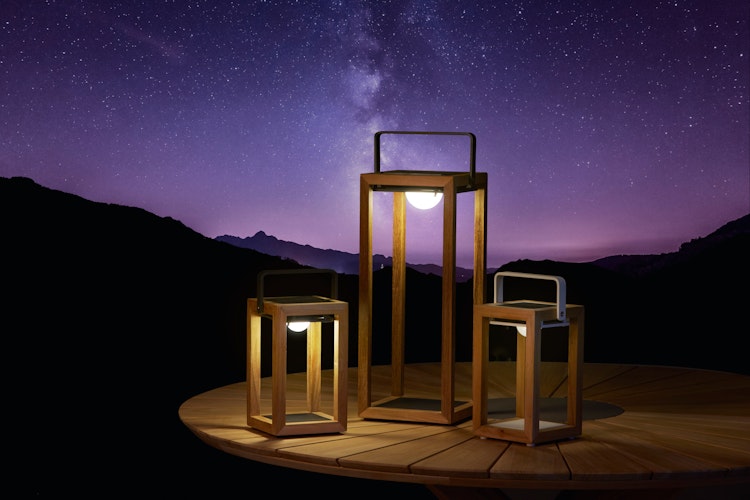 BEST-LIGHT Solarleuchte, Teak - Auslaufartikel