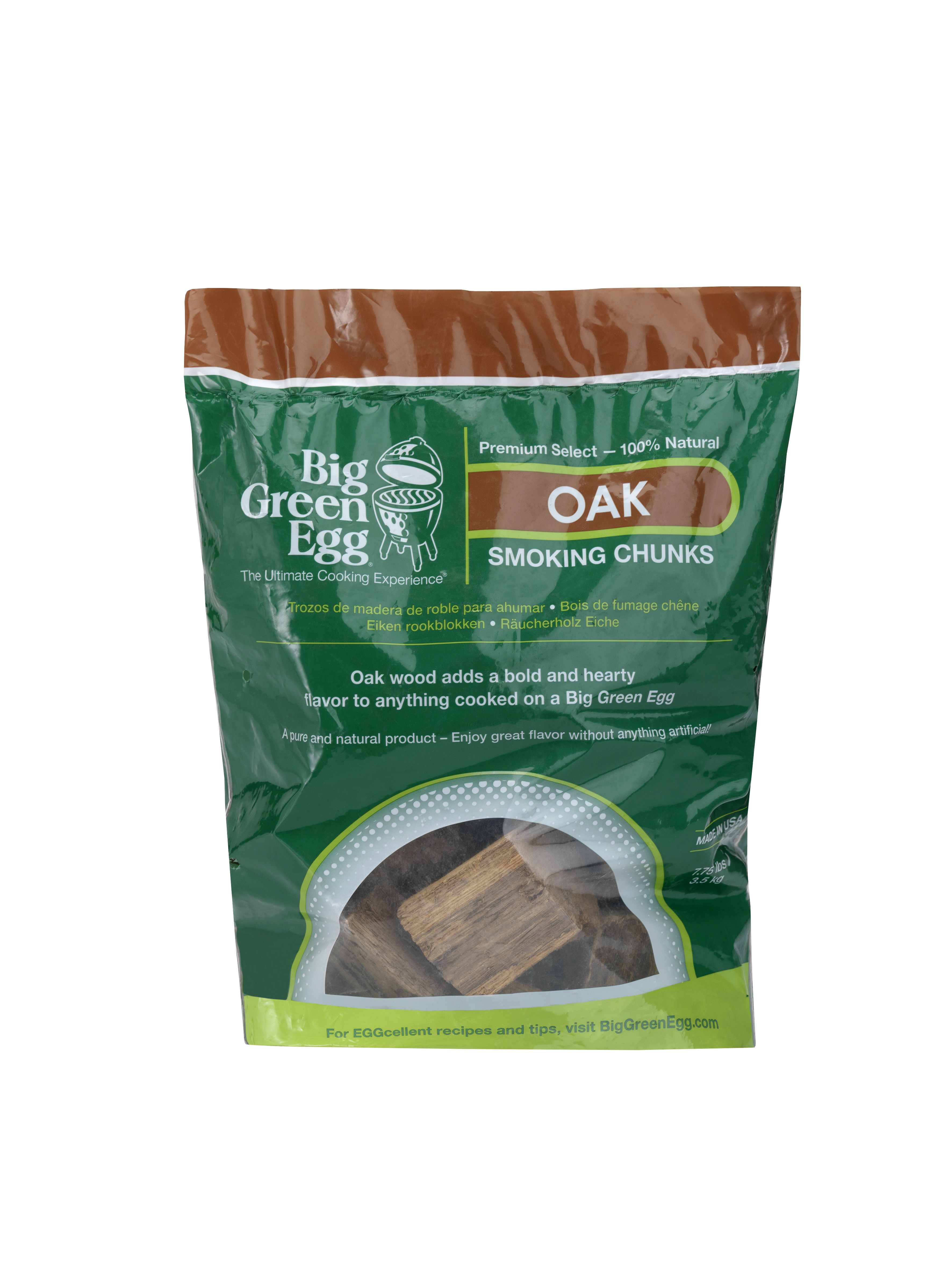 Vorschaubild Galerie Big Green Egg Holz Chunks Eiche