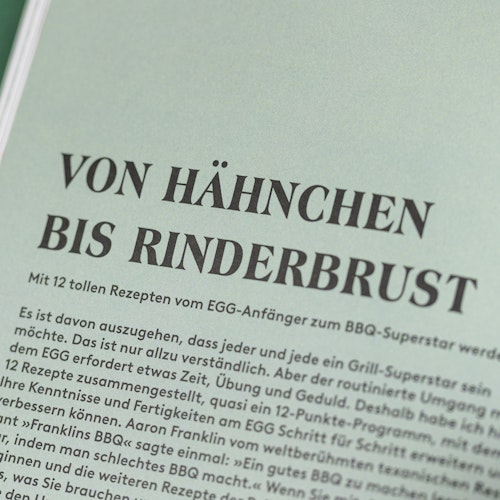 Big Green Egg Kochbuch "Kochen mit dem Big Green Egg" 