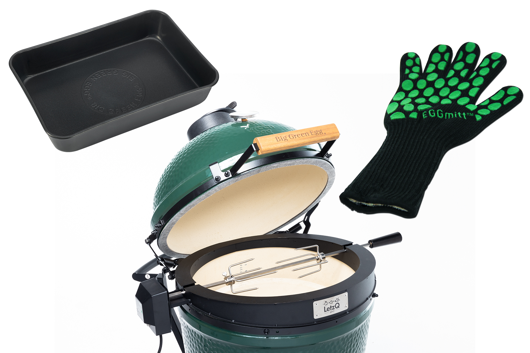 Vorschaubild Galerie Big Green Egg Rotisserie Set Medium