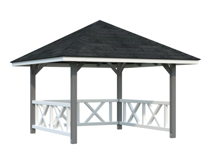 Palmako Pavillon Bianca 8,3 m² Set1