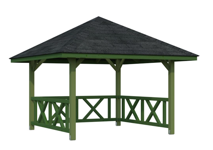 Palmako Pavillon Bianca 8,3 m² Set1