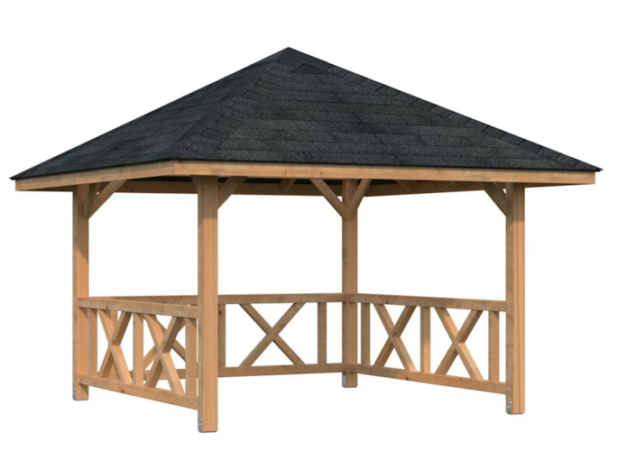 Palmako Pavillon Bianca 8,3 m² Set1