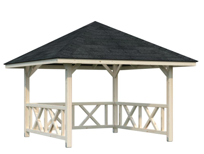 Palmako Pavillon Bianca 8,3 m² Set1