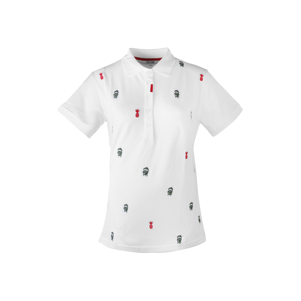 Vorschaubild Galerie Big Green Egg Golf Poloshirt - Männer - Weis