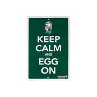 Big Green Egg Texttafel grün - Keep calm an EGG on