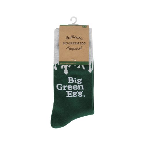 Big Green Egg Socken - Flammen - Grün