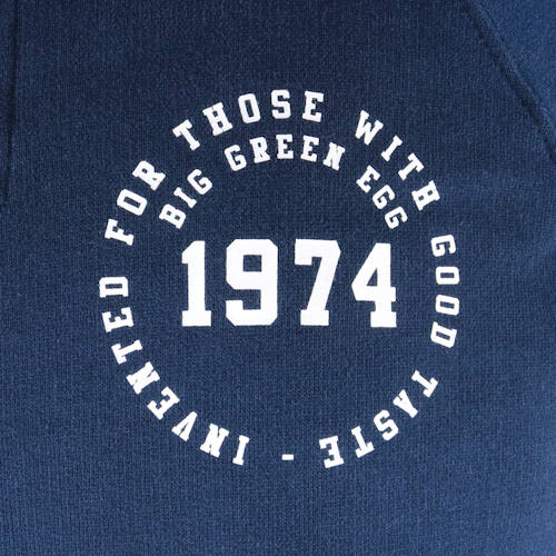 Big Green Egg Hoodie - Lets create - Blau