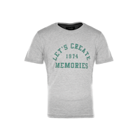 Big Green Egg T-Shirt - Lets create - Grau/Grün