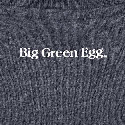 Big Green Egg T-Shirt - Lets create - Blau/Weis