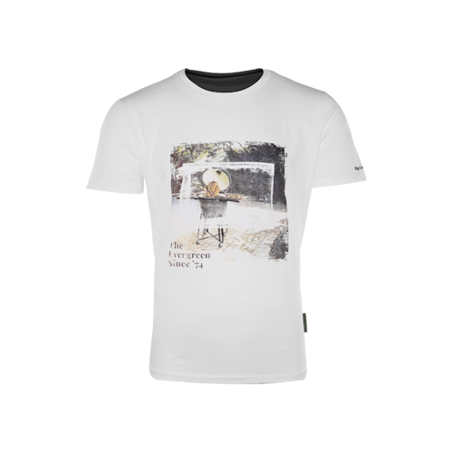 Big Green Egg T-Shirt - The Evergreen Chicken - Weiß