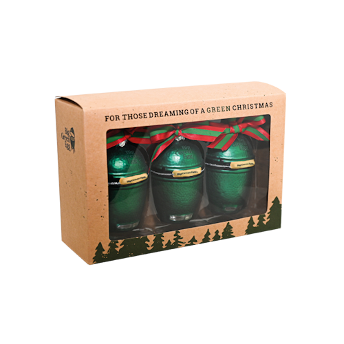 Big Green Egg Christbaumkugel Trio Mini Egg