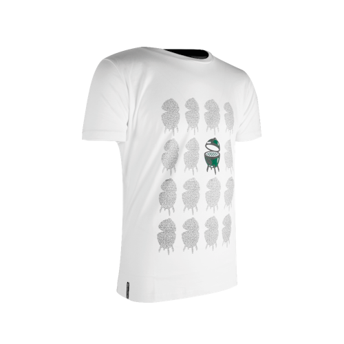 Big Green Egg T-Shirt - the Evergreen - Weiss