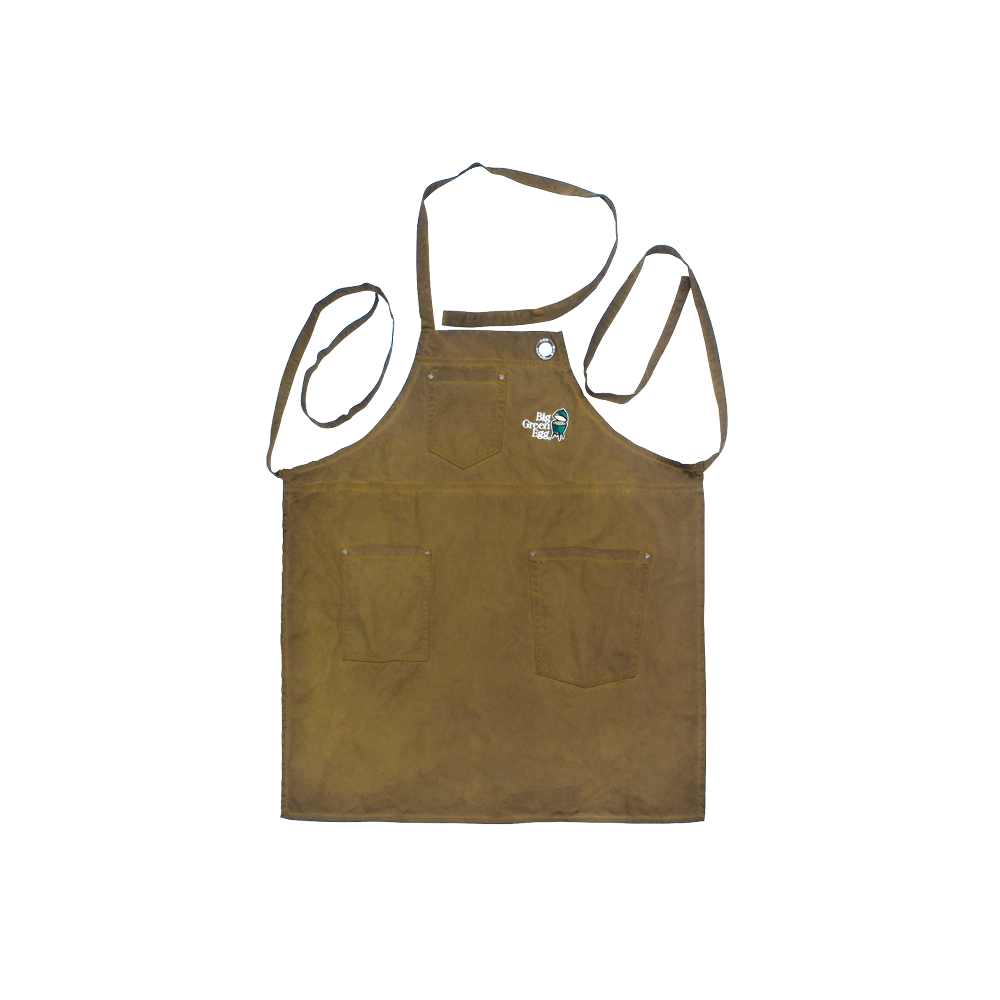 Big Green Egg Vintage Schürze Khaki