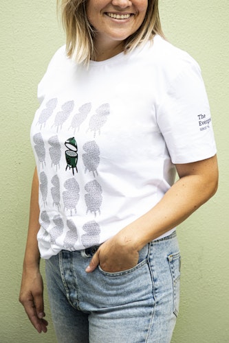 Big Green Egg T-Shirt - the Evergreen - Weiss
