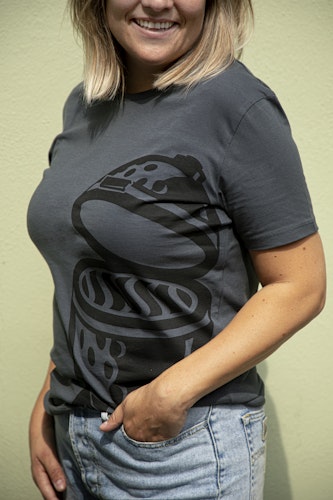 Big Green Egg T-SHIRT EGG - DARK GREY 