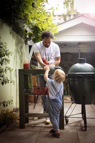 Big Green Egg T-Shirt - the Evergreen - Weiss