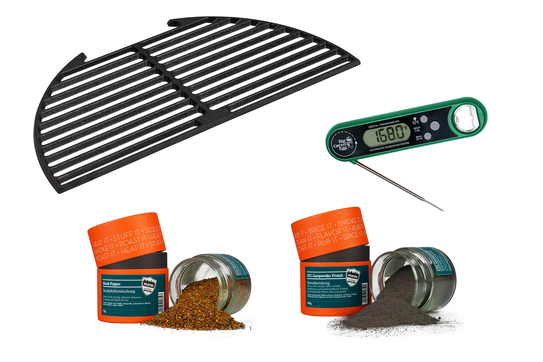 Vorschaubild Galerie Big Green Egg Zubehörset Steak für Large