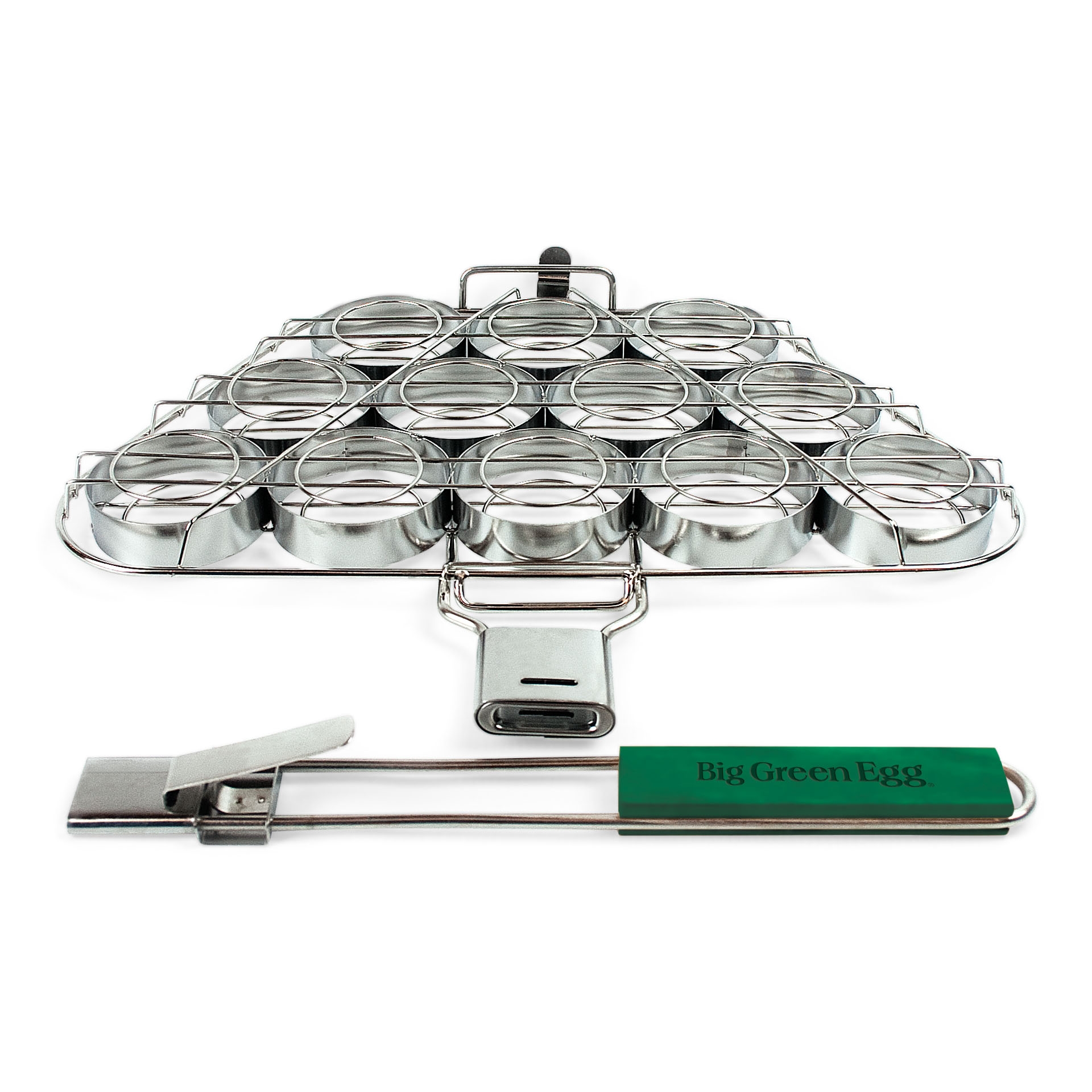 Vorschaubild Galerie Big Green Egg Mini-Burger Korb aus Edelstahl
