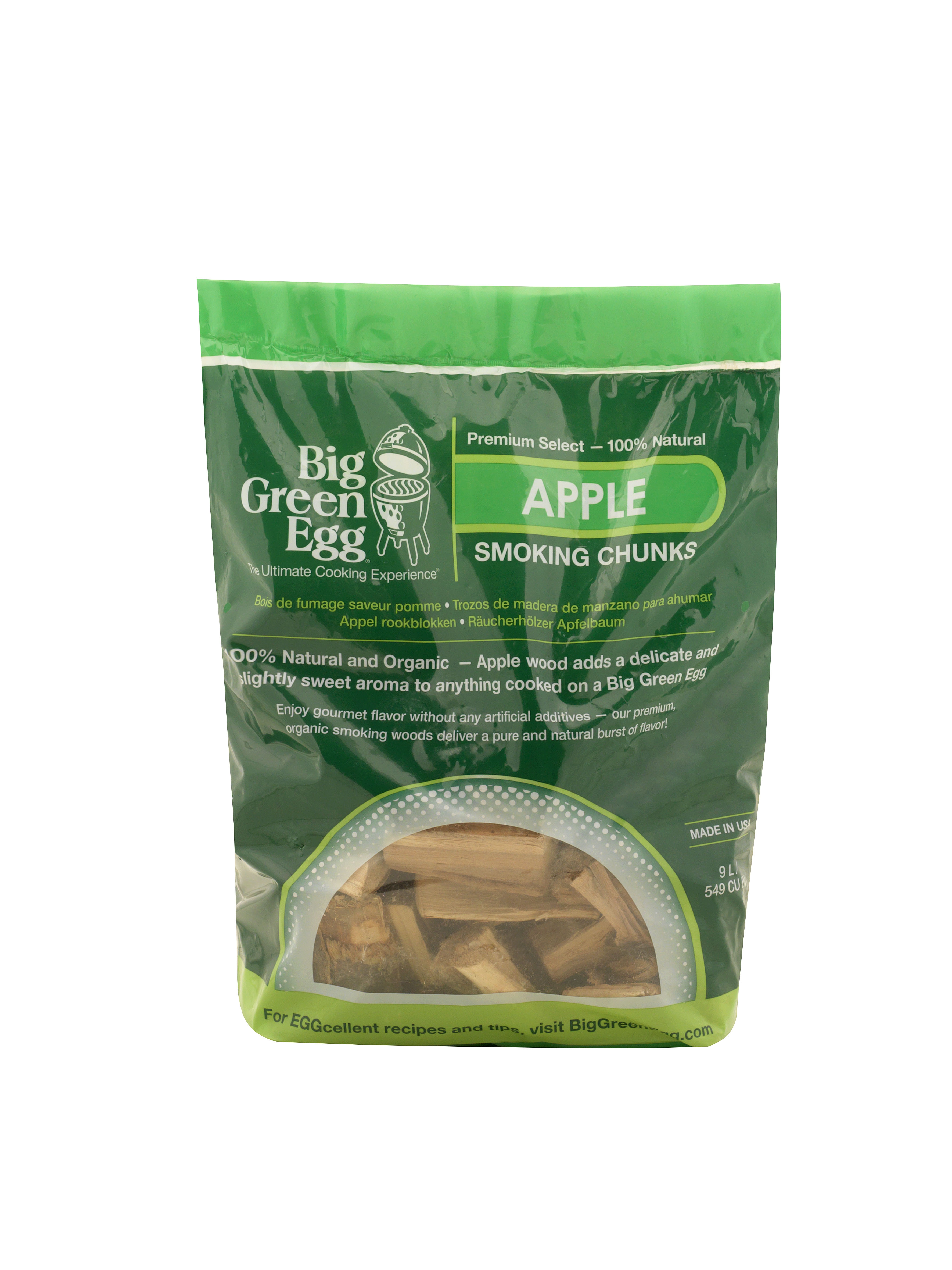 Vorschaubild Galerie Big Green Egg Holz Chunks Apfel