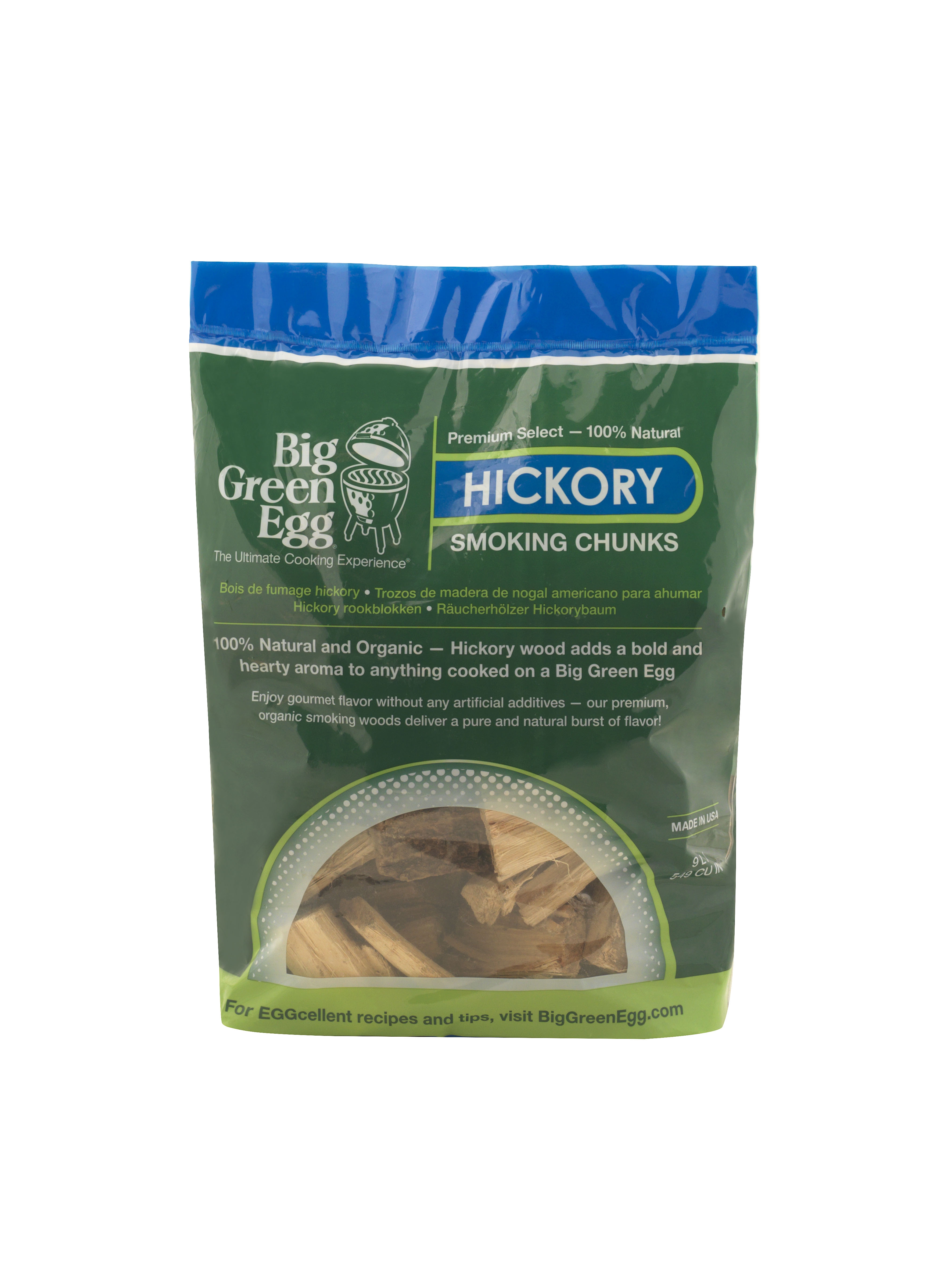 Vorschaubild Galerie Big Green Egg Holz Chunks Hickory