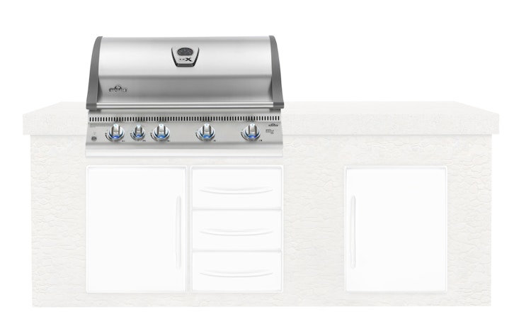 NAPOLEON Einbau-Gasgrill LEX 605 Edelstahl