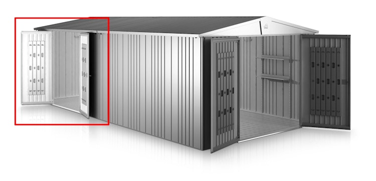 Biohort Zusatztür 135 x 170 cm für Gerätehaus Europa 