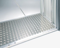 B-Ware Biohort Alu-Bodenplatte für MiniGarage (Größe L)