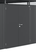 Zusätzliche Doppeltür für Biohort Gerätehaus HighLine, AvantGarde, Panorama