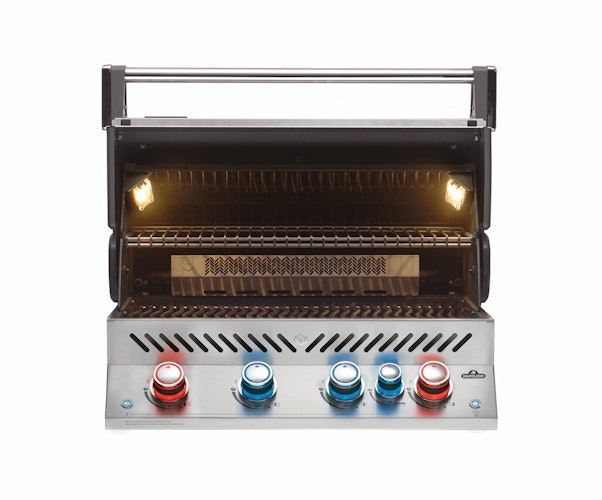 NAPOLEON Einbau-Gasgrill PRESTIGE PRO 500, Erdgas, Edelstahl, inkl. Drehspieß