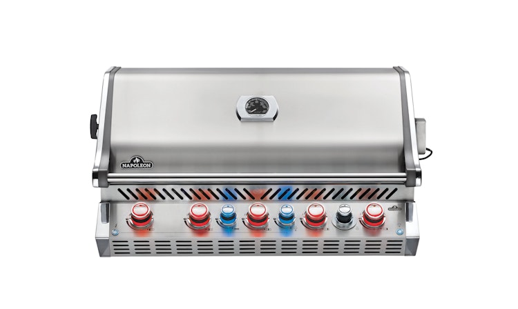 NAPOLEON Einbau-Gasgrill PRESTIGE PRO 665, Edelstahl inkl. Drehspieß