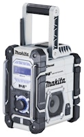 Makita Akku-Baustellenradio 7,2V - 18V in weiß mit DAB+ und Bluetooth
