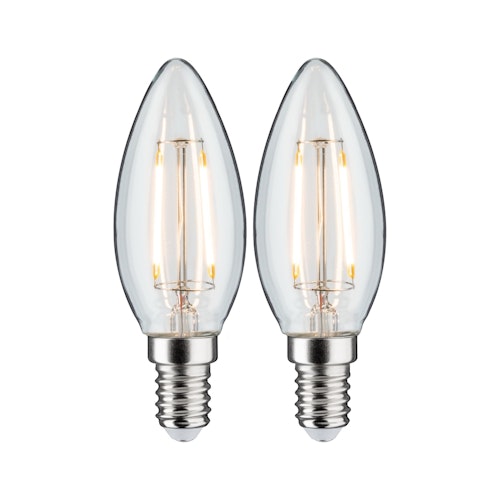 Paulmann Leuchtmittel Filament Kerzen LED E14 2W 2er-Pack