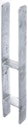 Vorschaubild Alberts® H-Pfostenträger 300x60x5mm für verschiedene Pfostenstärken