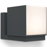 LUTEC LED-Aussenleuchte CUBA Aluminium / PC anthrazit (5193803118)