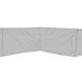Brafab Schutzhülle für Loungesofa, T 90 x H 66 cm, Polyester / PVCBild