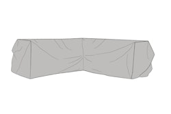 Brafab Schutzhülle für Loungesofa, T 90 x H 66 cm, Polyester / PVC - Abverkauf 